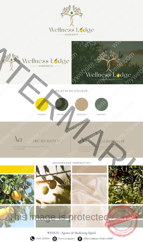 Wesign Agency CHARTE GRAPHIQUE WELLNESS LODGE